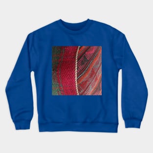 colorful abstract rug pattern, abstract art, antique rug pattern, minimal art, modern art, carpet pattern, For custom orders please DM me. Crewneck Sweatshirt